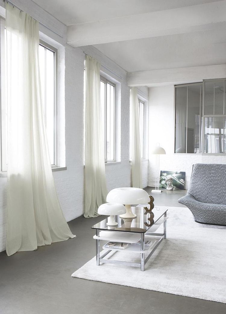 moderna-cortina-cortinas-linho-tecido-branco-fino-translúcido-sala-mesa de centro