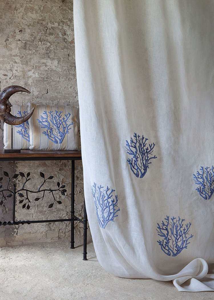 cortina-cortina-moderna-linho-tecido-creme-branco-coral-azul-padrão-mar-motivos