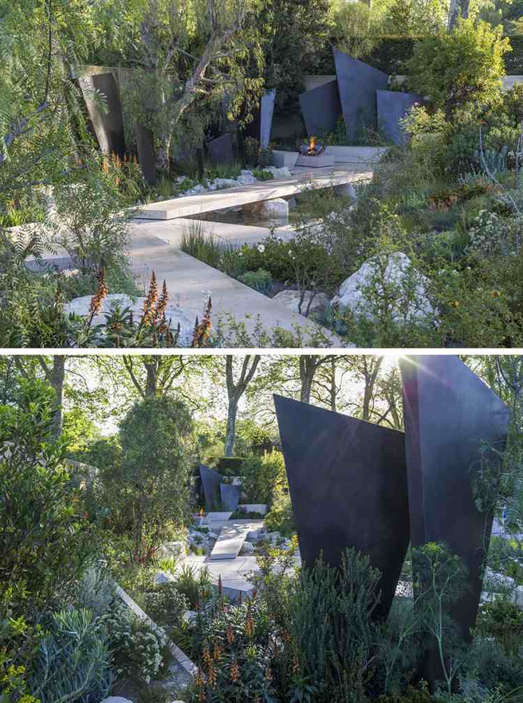 moderno-jardim-jardim-design-tendências-concreto-jardim-arte-lareira
