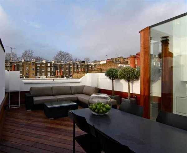 renovação de casa moderna mobília de jardim em londres