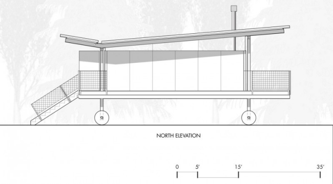 Cabanas Rolling HUts, acampamento de turismo alternativo ecologicamente correto