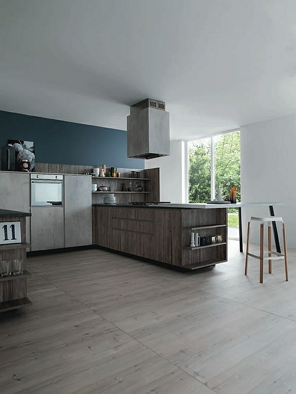 Parquet-floor-minimalism-in-the-kitchen