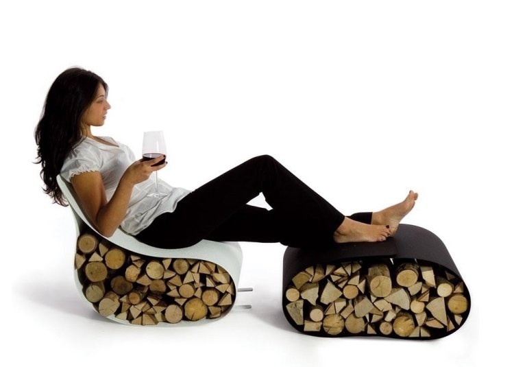 armazenamento-assento-design de madeira flexível feito de chapa de aço endurecido