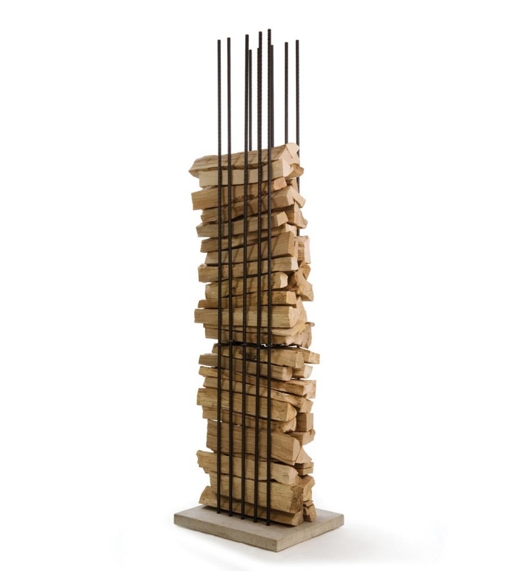 berlin-chaminé-madeira-suporte-madeira-reforço-barras-concreto-base