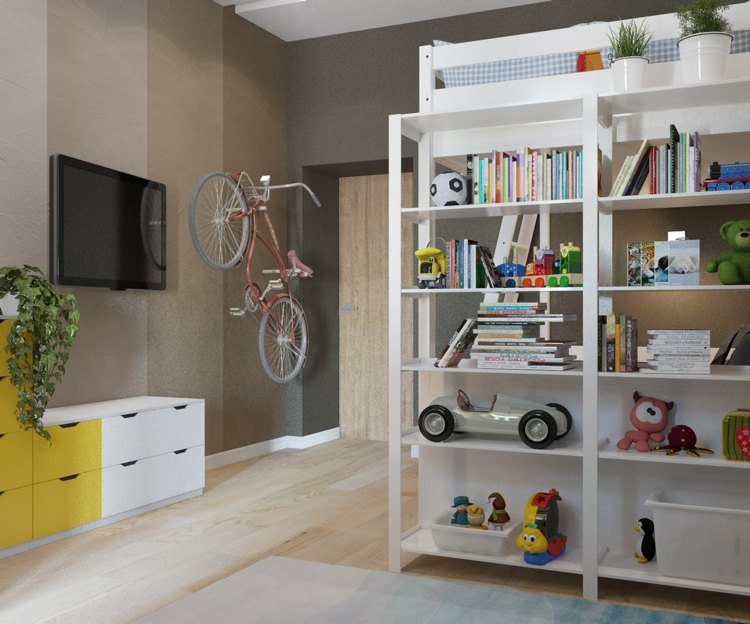 moderno-armário-brinquedo-armazenamento-prateleira-amarelo-branco-armários