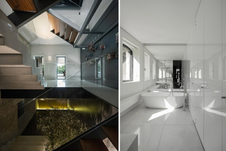 ideias de interiores de estilo country moderno design de banheiro branco