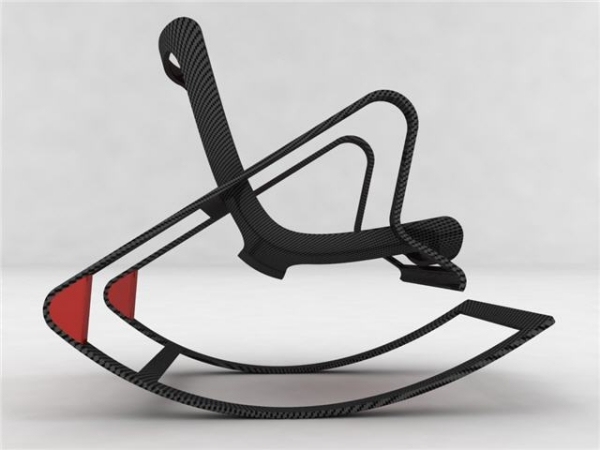 Design de cadeira de balanço Design de visão moderna
