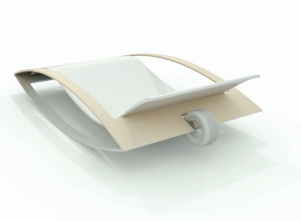 Cadeiras de balanço Poltronas com rodízios Inovação em design
