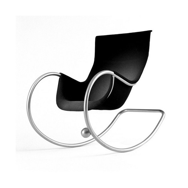 Cadeiras de balanço com formas de poltrona de balanço