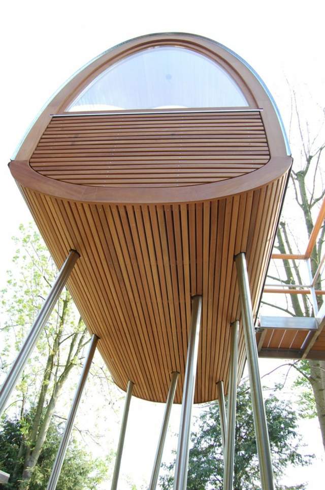 O aço inoxidável suporta a arquitetura de idéias de construção moderna