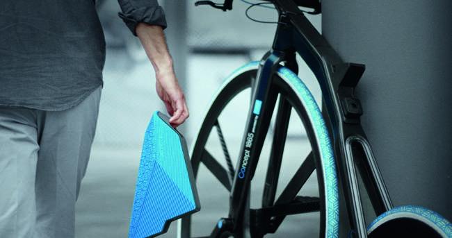E-bike design-modern-plastics selim destacável movido a bateria
