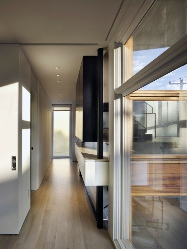 ideia de design minimalista de corredor
