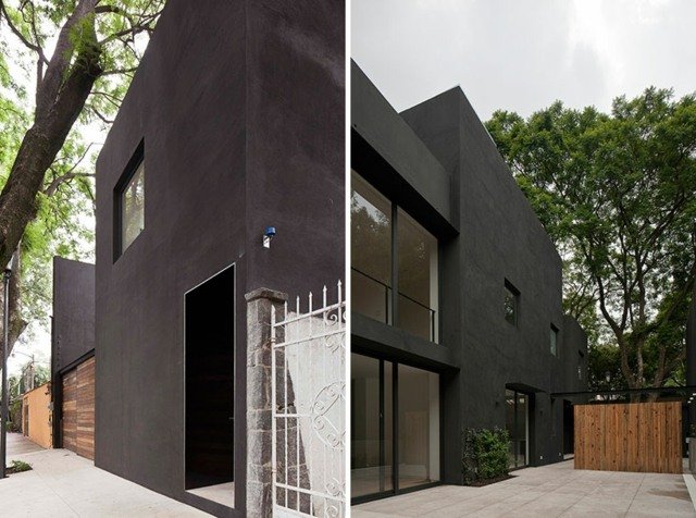 conceito original moderno e elegante, ideias de design de fachada de concreto legais