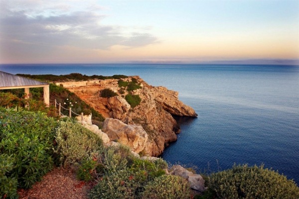Vista panorâmica do Mediterrâneo Ibiza Espanha