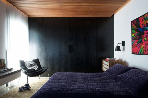 estilo urbano-quarto-preto-porta de correr