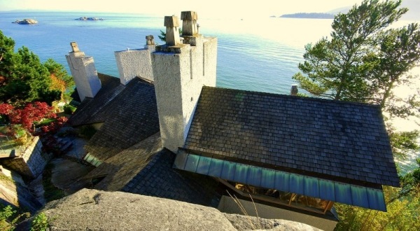 casa à beira-mar com vistas panorâmicas de tirar o fôlego