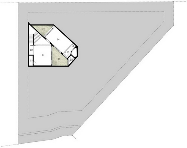 planta moderna dos arquitetos K2LD