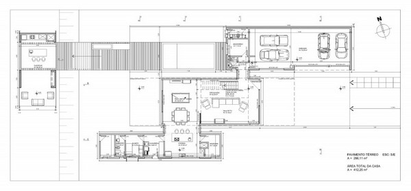 Projeto da casa de madeira Haack