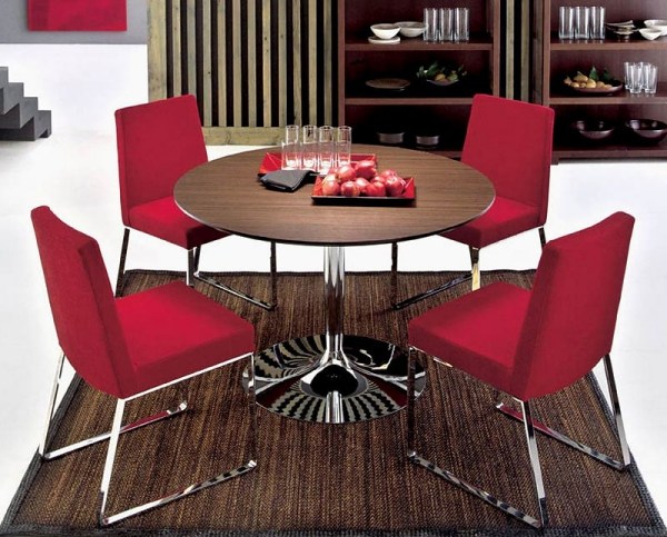 Cadeiras vermelhas modernas Calligaris Design