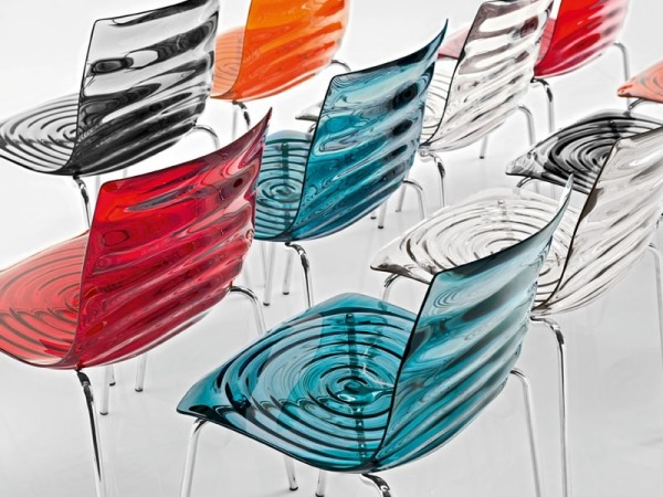 Ideias de design de móveis modernos - cadeiras coloridas