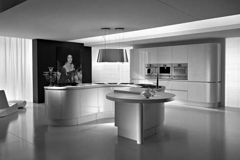 cozinha moderna futurista