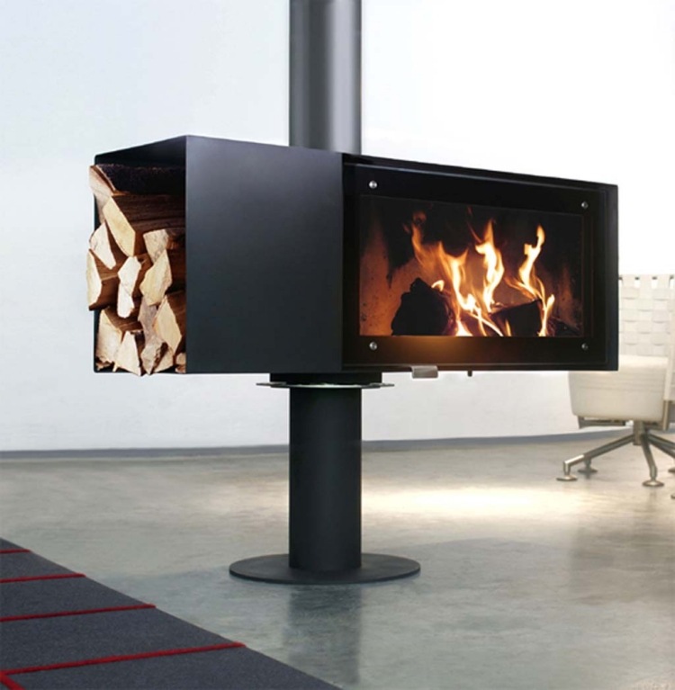 moderna-sala-lareira-fogão-design-lenha-no meio