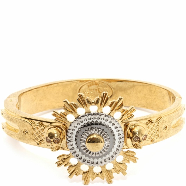 Flor-Sol-Ouro Brilho-Pulseira-McQueen