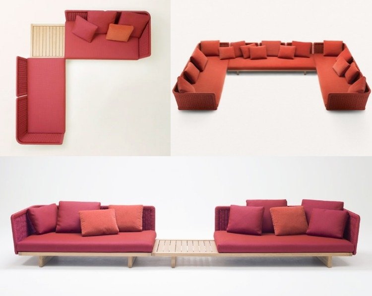 modular-sofa-design-design-modules-combinação-espaço de armazenamento-madeira-rattan-estofamento-vermelho