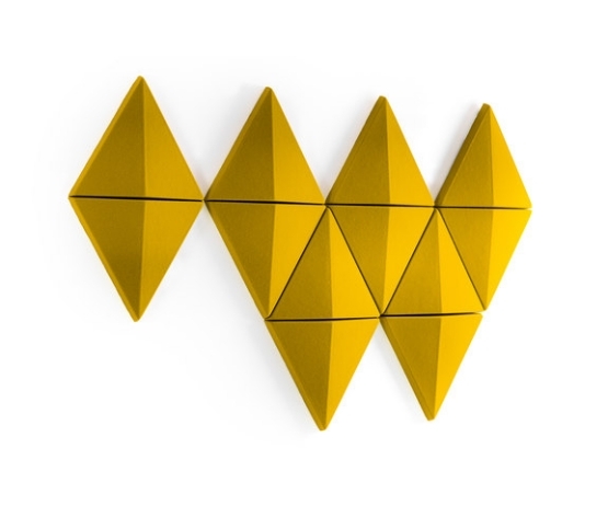 Módulo Amarelo Triangle Abstracta Design