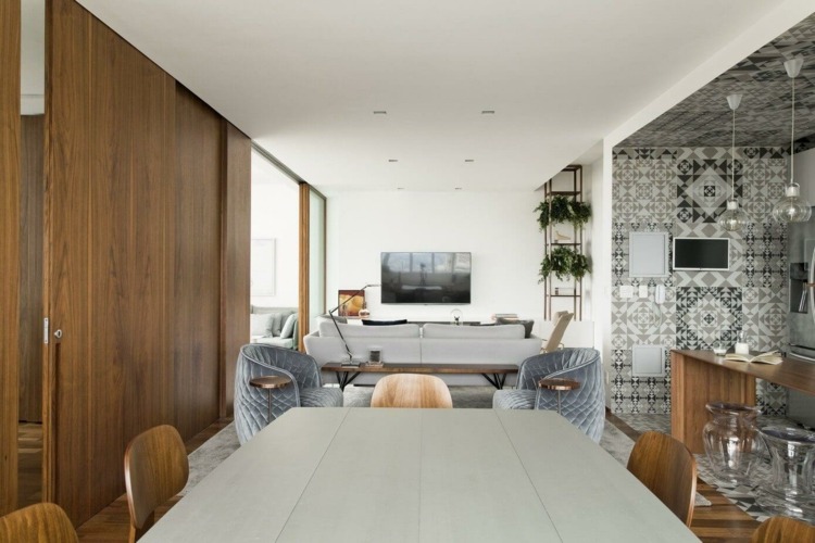 monocromático-cozinha-patchwork-tiles-modern-pattern-grey