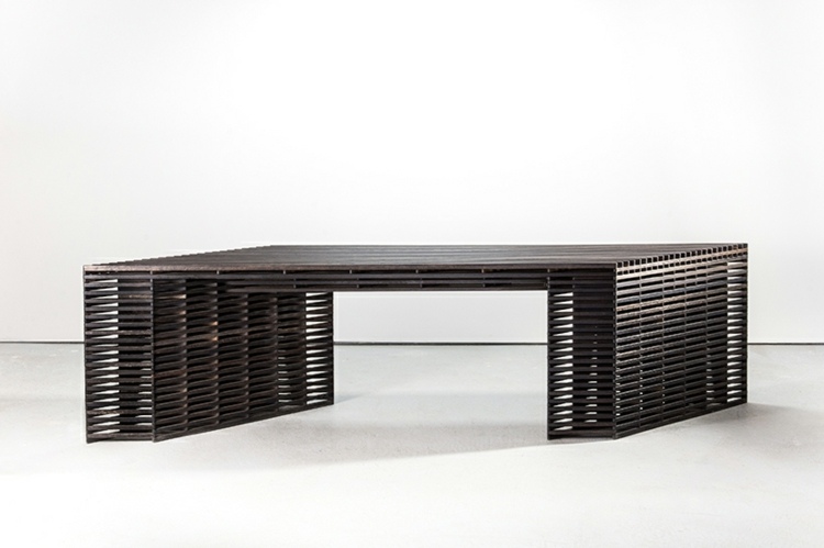 móveis-madeira-mesa baixa-altura-ajuste-mesa de jantar
