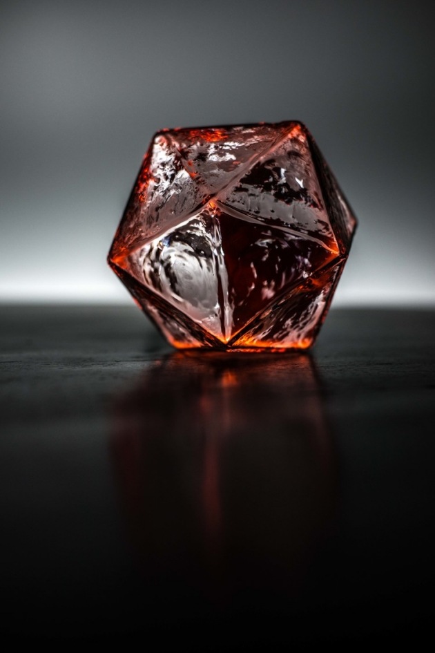 Candeeiro de mesa Crystal Wonderland-reage-ao-toque-objeto de vidro decorativo