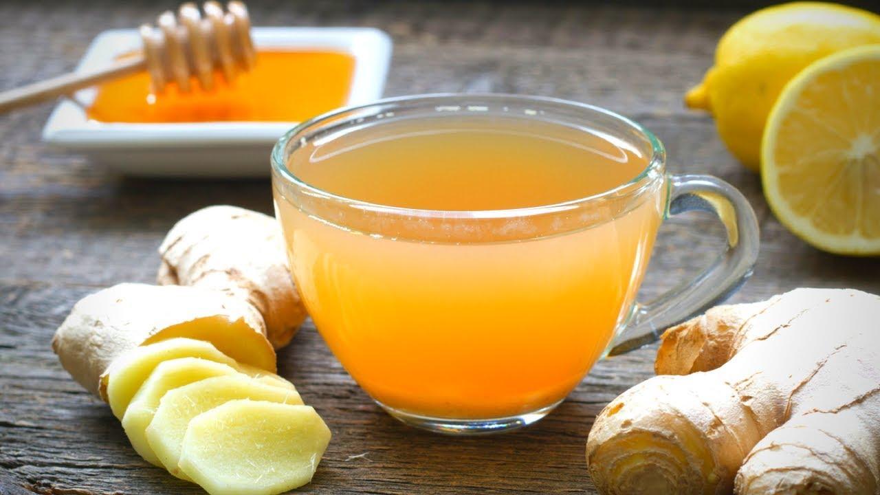 Água de gengibre ou chá é um bom removedor de tosse e pode ser muito saboroso com mel