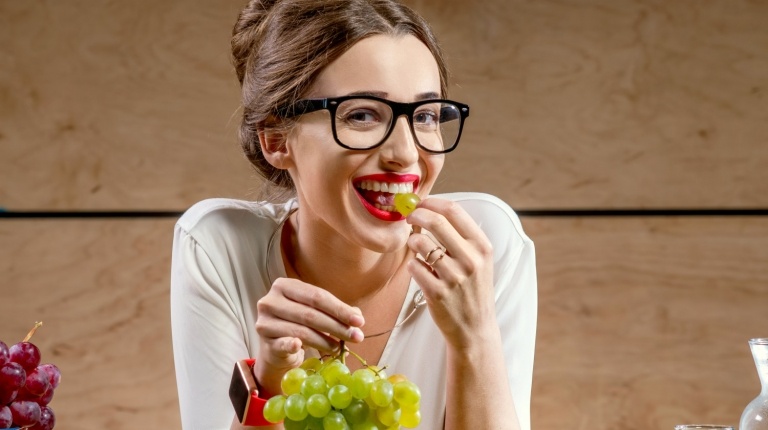 Calorias de uvas verdes as melhores frutas para a tabela de calorias de perda de peso