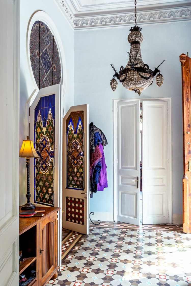 decoração-oriental-vidro-cor-azulejos-ideia-lustre