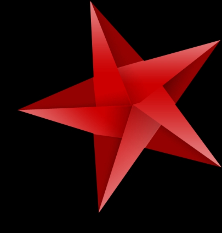 origami-natal-estrela-dobramento-instruções-cinco-pontas-vermelho-dobra-consertar