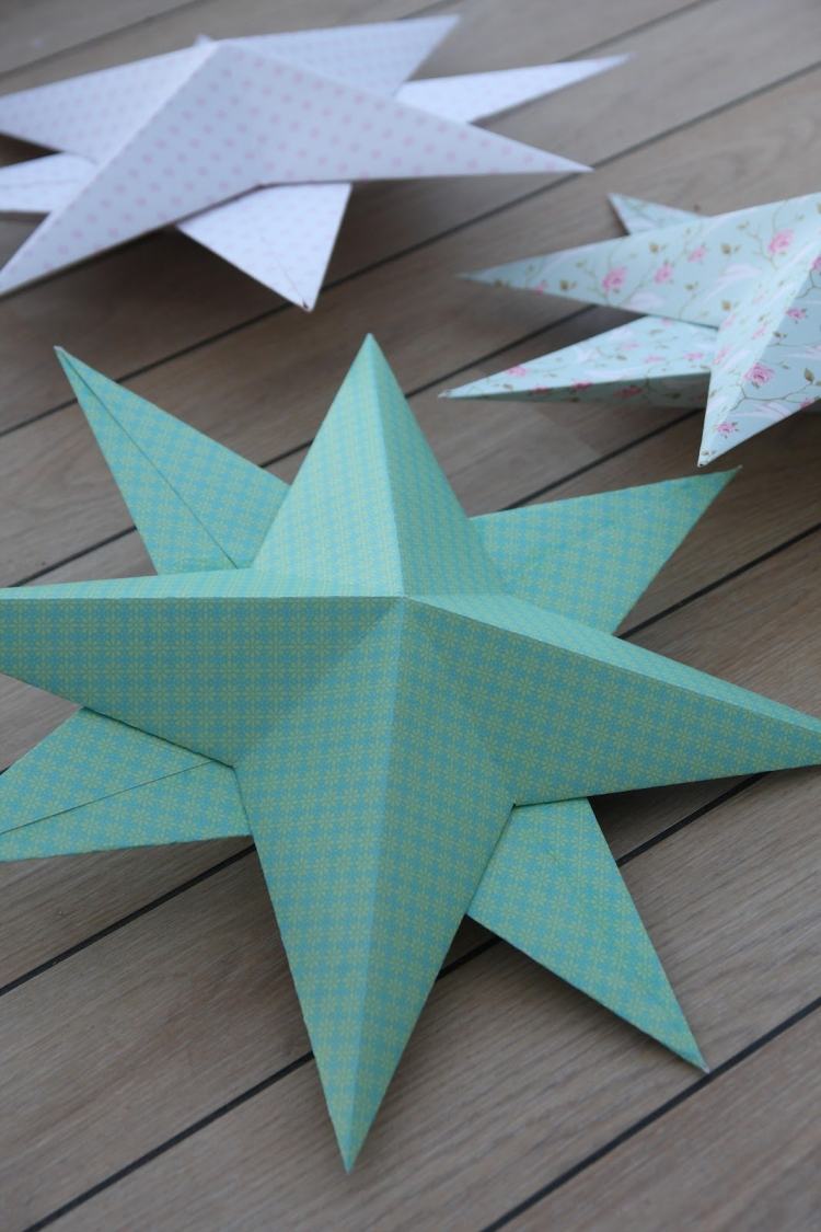 origami-natal-estrela-dobramento-instruções-fácil-consertar-efeito-papelão