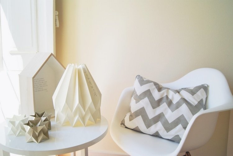 origami-lâmpada-diy-dobrável-papelão-sakndinavian-design-branco-cinza