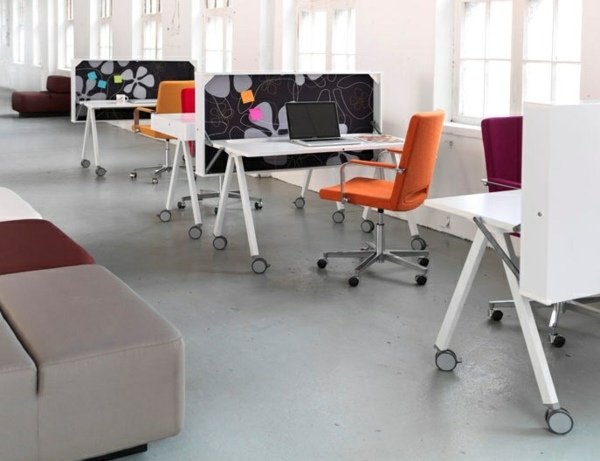 Ideias de design para divisórias de sala para escritório