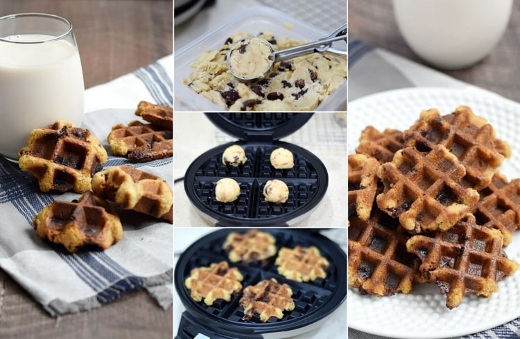 Receitas de biscoitos para waffles - guloseimas para crianças e adultos