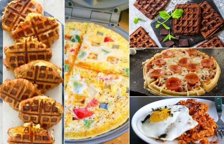 Receitas de waffles - ideias salgadas e doces de um tipo especial