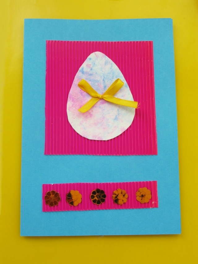 Artesanato de Páscoa com ideias para crianças, cartões de Páscoa, decoração de arco de ovo