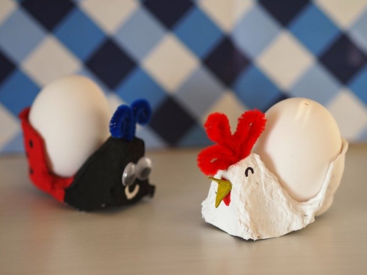 Páscoa-artesanato-com-crianças-ovo-caixa-caixa-galo-taça de ovo