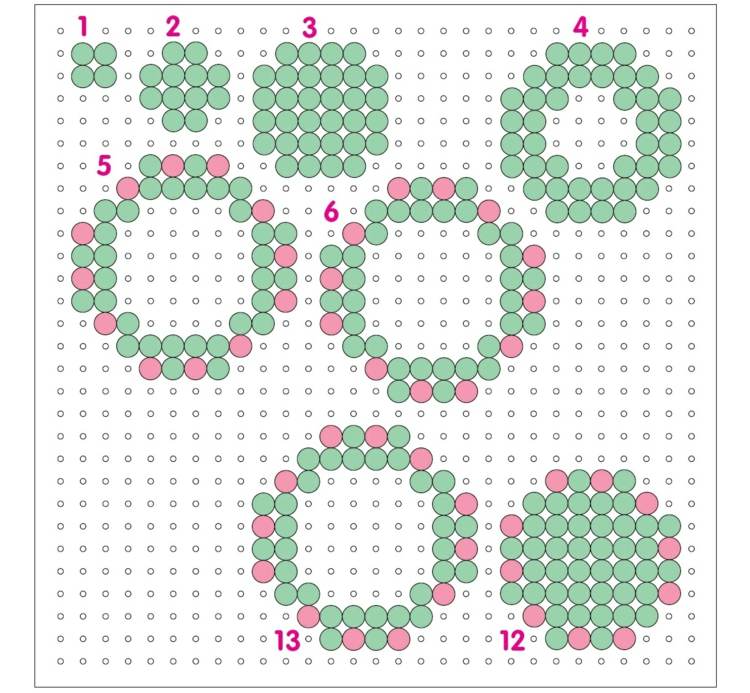 templates grátis 3d decoração de páscoa de ovo de páscoa feito de contas de ferro