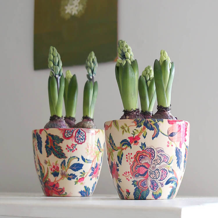 Faça presentes de Páscoa, pinte e plante um vaso de flores