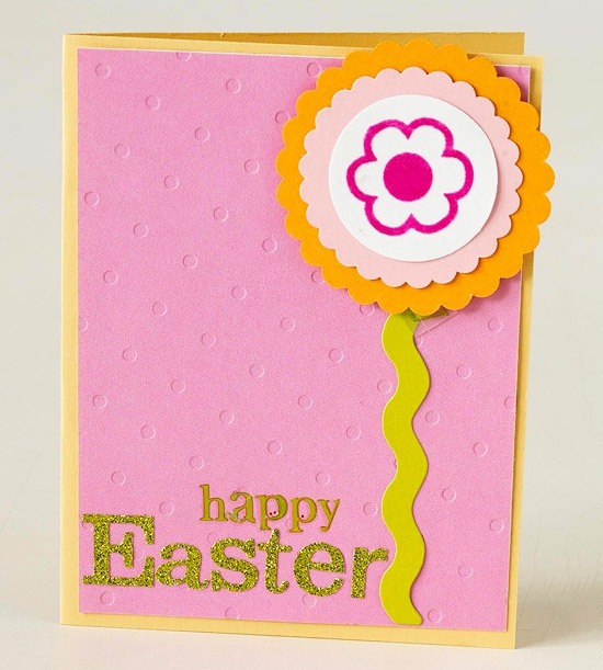 Faça um cartão de Páscoa feliz - crianças
