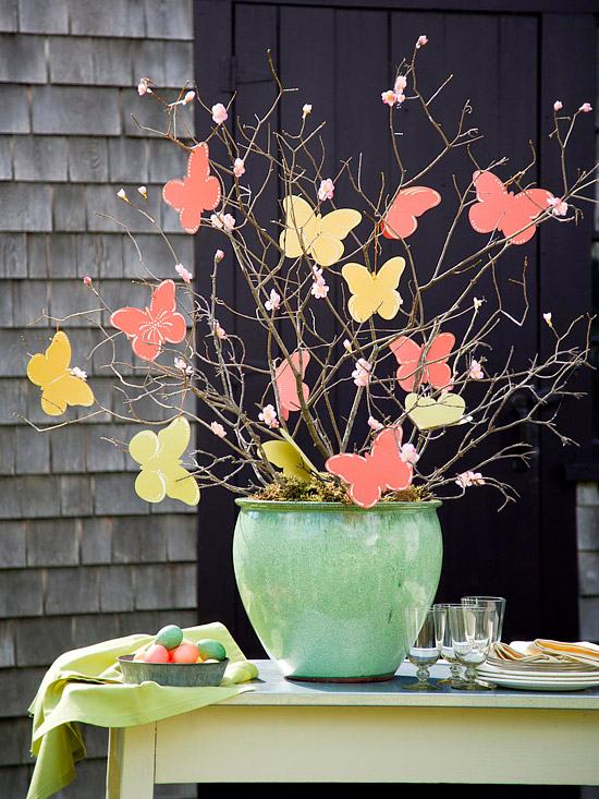 idéias de artesanato de páscoa borboletas rápidas e lindas