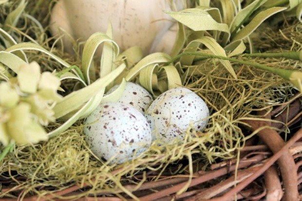 Idéias de grinaldas de decoração Rapidamente e flores secas originais