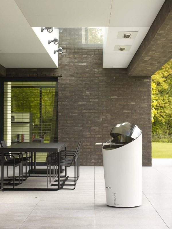 designer de jardim churrasqueiras Barbecook Puuur branco