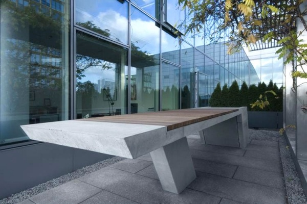 Grelhadores externos mesa de concreto Kinzo
